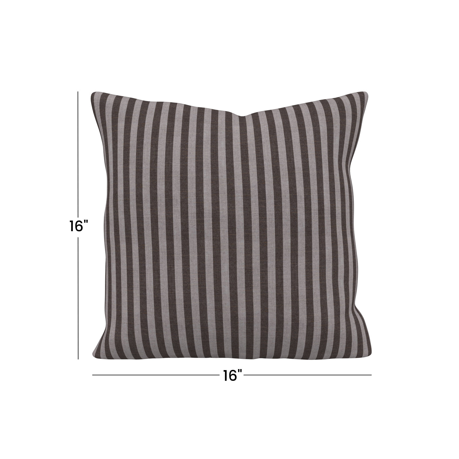 Kacy Sunbrella® Throw Pillow, 16 x 16 x 3, Sail Away Java