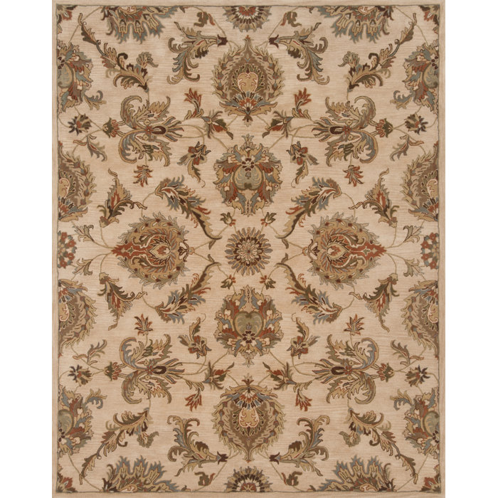 Continental Rug Company Hamill Handmade Wool Beige Rug & Reviews | Wayfair