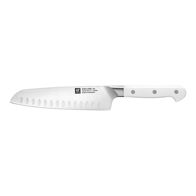 ZWILLING Pro le blanc 7 pouces, Santoku, Blanc