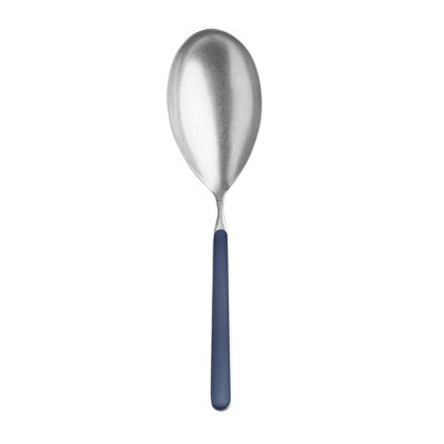 Cuillère à risotto fantaisie étain - cobalt