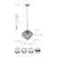 Peters 1 - Light Black Single Pendant