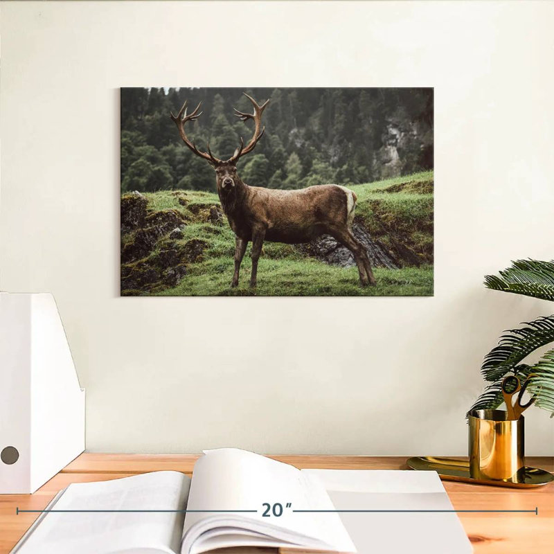 Brampt Majestic Mountain Deer, 8" H x 12" W