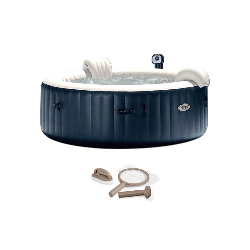 Intex 170 - Jet Metal Round Inflatable Hot Tub