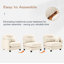 Canapé modulaire en chenille Cloud Causeat