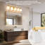Luminaire de salle de bain certifié ETL avec abat-jour en verre laiteux, luminaire de salle de bain moderne -870710704-870710702