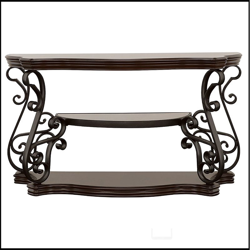 Console à 2 tablettes Gretta Merlot