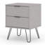Rollo 2 Drawers Bedside Table