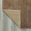 Tapis tissé à la main | Tapis en laine et bambou en soie moderne | Tapis d'intérieur brun 4 mm-1115169730