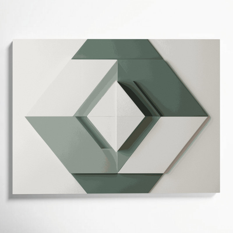 Minimalism 90 Gray Canvas Wall Art