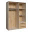 Mijah 3 Door Manufactured Wood Wardrobe-885656500