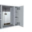 Armoire à pharmacie houblon, double porte, miroir, une tablette extérieure-540992617