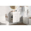 Meuble-lavabo flottant moderne avec lavabo en céramique