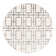 Glam Geometric White Silver Area Rug