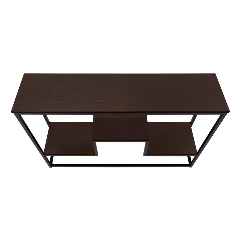 Table d'appoint, console de salon, table de vestibule, table d'appoint étroite avec structure en métal