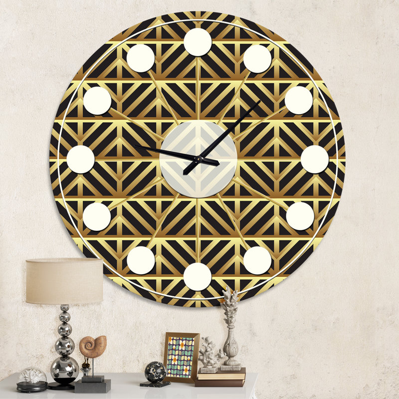 Horloge murale Golden Luxury, Moyenne