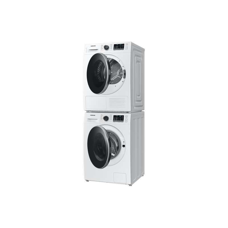 4 Cu. Ft. High Efficiency Electric Stackable Dryer Reversible Door in White