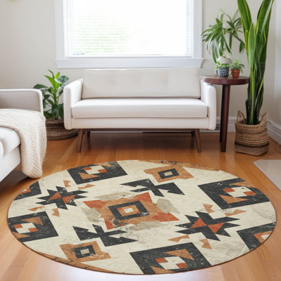 Tapis ivoire Xhevrie intérieur / extérieur lavable à la machine