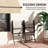 Outsunny Folding Patio Chairs Set of 2