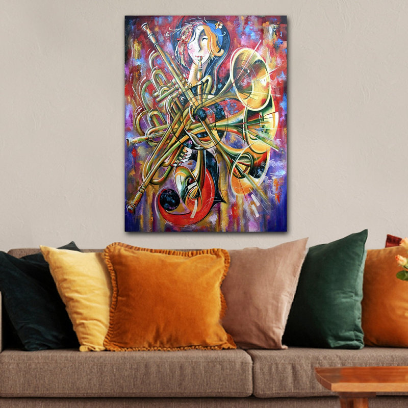 Peinture sur toile tendue