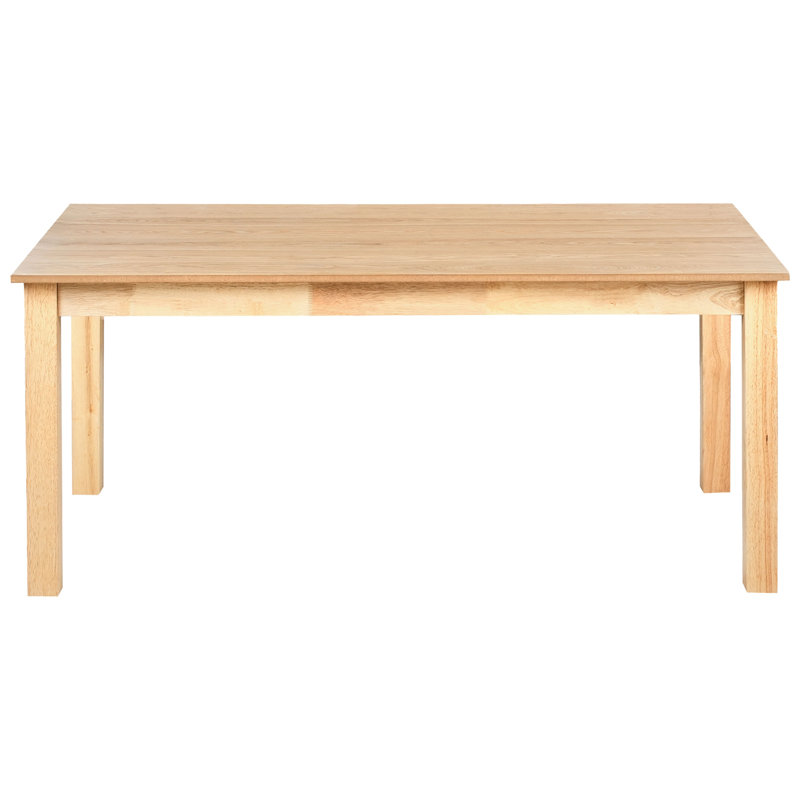 Extending Dining Table Light Ash Wood 180/280 cm 100 cm