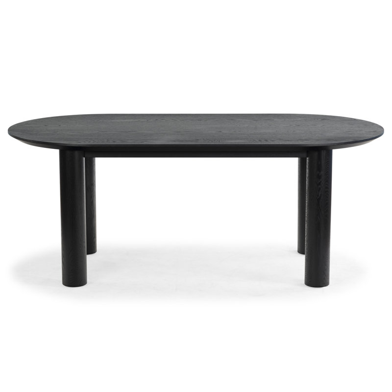 Table de salle à manger Aleshire, Noir
