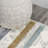Naveen Moroccan Striped Geometric High-Low Multi/Cream Rug-930556017