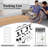 80" H X 40" W 5-Panel White Primed Clear Glass Solid Core Sliding Bypass Barn Door Double Doors With Hardware Kit - No Assembly-121344620