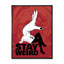 Stay Weird - Art textuel sur toile-59814966-59814965