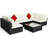 Ensemble de conversation modulaire en rotin 7 pièces avec coussins Finnbar-971830207