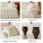Beige Chenille 2-seater Sofa With Removable Skirts-1757091485