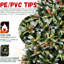Arbre de Noël 7,5 pi avec branches enneigées, 500 lumières DEL blanc chaud, baies rouges, pin, conception à charnières pour une installation rapide de support en métal Pe + Stable