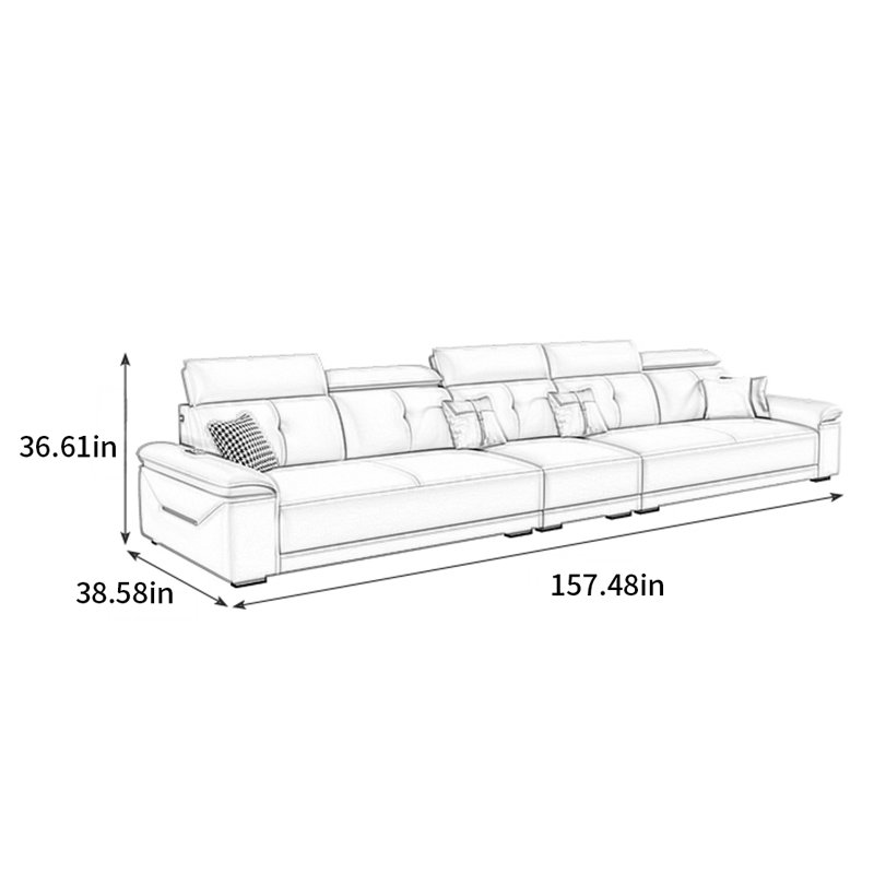 Gassett, H 36,61 po x l 157,48 po x P 38,58 po, 5