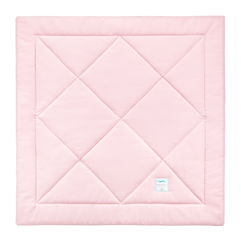 Abigayle Cotton 110cm L Changing Mat, Pink/Ecru