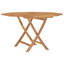 Jencie Folding Patio Table Solid Wood Teak