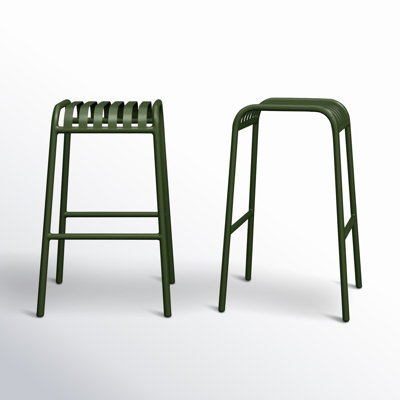 Abra 29.7'' Backless Outdoor Bar Stool
