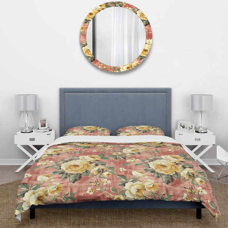 Ensemble de housse de couette Farmhouse, Housse de couette très grand + 2 taies décorativ