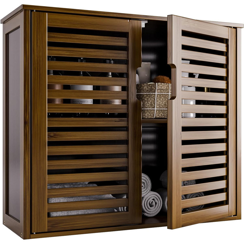 Rangement pour salle de bain Dharm, Bronze huilé