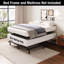Sommier à tapissier de 9 pouces pour lit California King, sommier robuste de 3800 lb, base de matelas en métal avec housse en tissu, montage facile sans outils, silencieux-2024916662