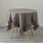 One Allium Way® 100% Pure Linen Washable Tablecloth With Ruffle Trim, 60" X 80" Rectangle Natural-301953572-301953568
