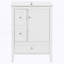 Meuble-lavabo moderne 24 po avec lavabo en céramique-197783554