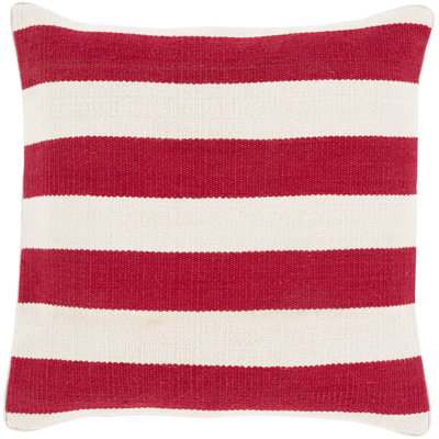 Brady Striped Cotton Throw Pillow