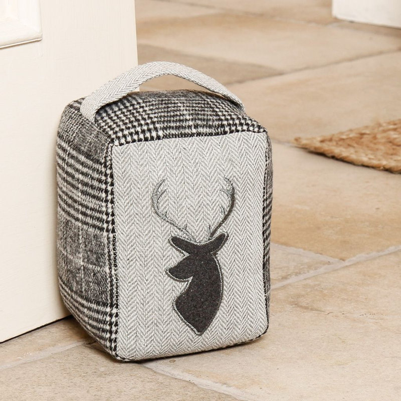 Stag Head Fabric Door Wedge
