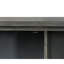 Console Velika au fini gris patiné avec 1 compartiment de rangement ouvert
