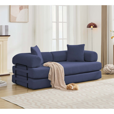 Canapé-lit pliant convertible avec bricolage 4-en-1 pour chambre à coucher et appartement