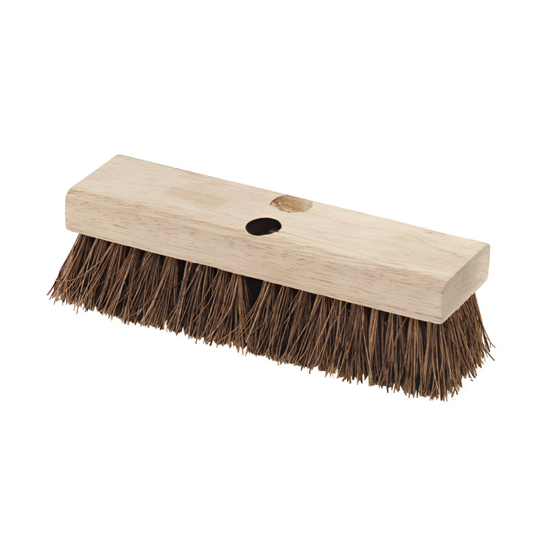 10" Palmyra Deck Scrub Brush