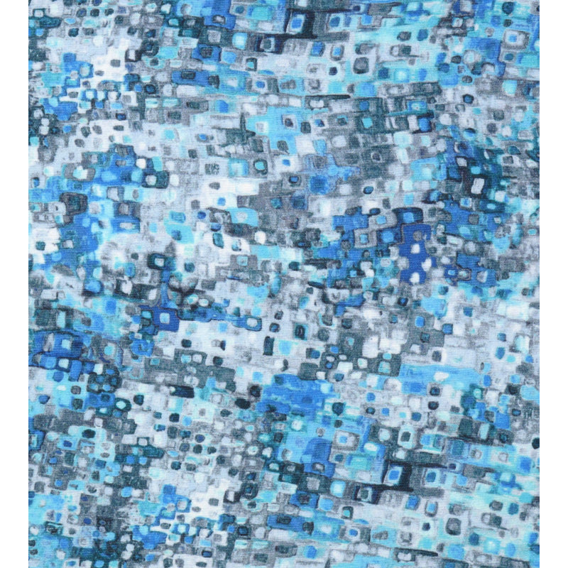Tissu récif anantara Waterfall, Bleu marine