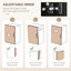 Armoire de rangement 67 po à 4 portes avec tablettes réglables 67 po-601931040