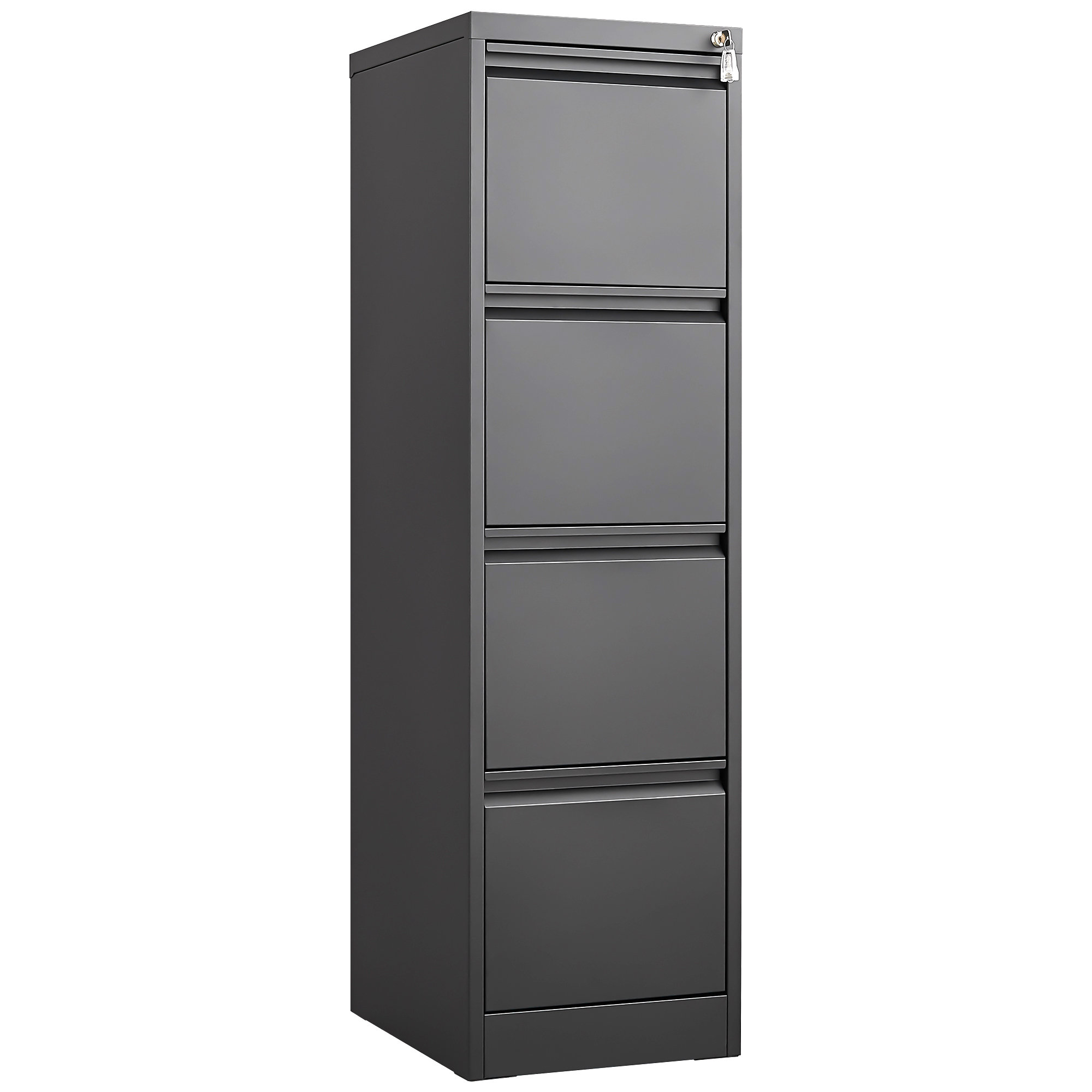 Latitude Run® 4 Drawer File Cabinet with Lock for A4 Legal/Letter Size ...