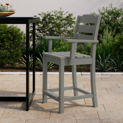POLYWOOD® Lakeside Counter Patio Bar Stool