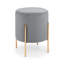 Accringt Stainless Steel Accent Stool-1787988154
